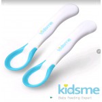 全新有包裝紙盒 海藍色英國kidsme ideal temperature spoon感溫變色匙 (2pcs) Aquamarine