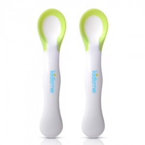 全新有包裝紙盒 2nd Post 草綠英國kidsme ideal temperature spoon感溫變色匙 (2pcs)