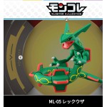 全新盒裝Pokemon寵物小精靈綠寶石神獸Tomy moncolle mc Figure ML-05 Rayquaza裂空座