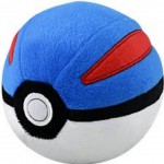 全新Pokemon Plush寵物小精靈xyz Tomy Pokemon Plush- Monster Ball藍波藍色精靈球毛公仔