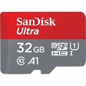 全新有包裝紙盒原裝行貨Android 智能手機和平板電腦相容, Nintendo Switch 可用SanDisk Ultra 32GB microSDHC UHS-I Card 記憶卡SDSQUAR-032G-GN6MA (SDHC , Class 10 , 98MB/s , A1)