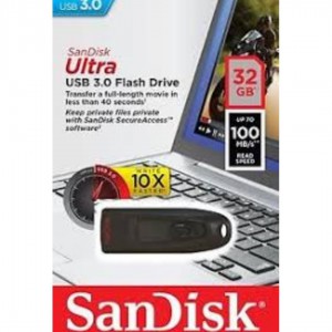 全新有包裝紙盒原裝行貨Sandisk Cruzer USB 3.0 SDCZ48-032G Cruzer Ultra 32GB USB 3.0 100MB/s black 隨身碟