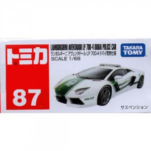 Tomy Tomica no.87林寶堅尼Lamborghini Dubai Police Car 白色跑車 全新有透明包裝紙盒曰貨越南制