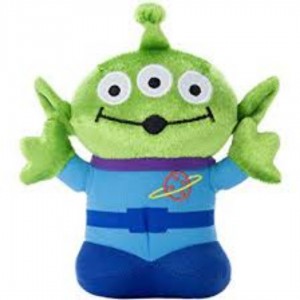 全新迪士尼豆豆毛公仔 Takaru TOMY Disney Plush-Beans Toy Story Alien Happy15CM 反斗奇兵三眼仔15CM 高